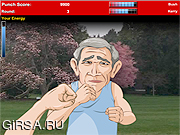 Флеш игра онлайн Bush Versus Kerry