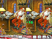 Флеш игра онлайн Найди отличия - Бизнес санта / Business Santa 5 Differences
