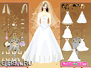 Флеш игра онлайн Butterfly Princess Bride Dress Up