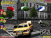 Флеш игра онлайн Водитель такси 3Д