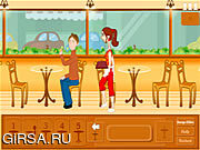 Флеш игра онлайн Официантка в кафе / Cafe Waitress