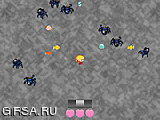 Флеш игра онлайн Конфеты и пауки