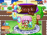 Флеш игра онлайн Оформление магазина сладостей / Candy Shop Decoration 