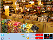 Флеш игра онлайн Магазин сладостей. Скрытые предметы / Candy Shop Hidden Objects 