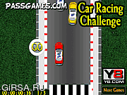 Флеш игра онлайн Сумасшедшие гонки / Car Racing Challenge 