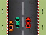 Флеш игра онлайн Движения Автомобиля Гонки / Car Traffic Racing