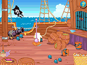 Флеш игра онлайн Путешествие Карибского пирата Эллы / Caribean Pirate Ella's Journey