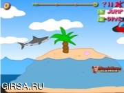 Флеш игра онлайн Голодная акула