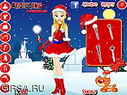 Флеш игра онлайн Рождественская вечеринка у Кэролин / Carolyn Christmas Girl Dress Up 
