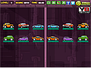 Флеш игра онлайн Машины. Пазл / Cars mirror match 