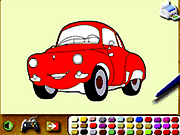 Раскраски Мультфильм Тачки Игры