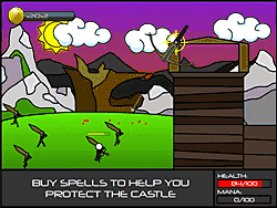 Флеш игра онлайн Защита замка / Castle Invasion