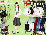 Флеш игра онлайн Casually Cropped Style Dressup