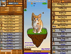 Флеш игра онлайн Кликай на кошку / Cat Clicker MLG