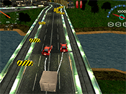Флеш игра онлайн Прикованный автомобили 3D вождение невозможно