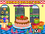 Игра Красивый торт ко дню рождения