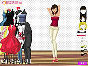 Флеш игра онлайн Charming Girl Dressup