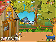 Флеш игра онлайн Том и Джерри. Сырное приключение / Tom and Jerry in Super Cheese Bounce