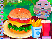 Флеш игра онлайн Украшения Чизбургер  / Cheeseburger Decoration