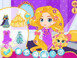 Флеш игра онлайн Принцесса Чиби / Chibi Princess Maker