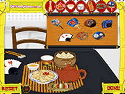 Флеш игра онлайн Китайский Ужин Украшение Стола / Chinese Dinner Table Decoration