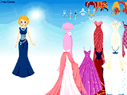 Флеш игра онлайн Хлоя Платье Dressup / Chloe Gown Dressup