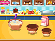 Флеш игра онлайн Шоколадно-банановый кексы и / Chocolate Banana and Muffins