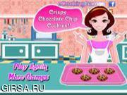Флеш игра онлайн Шоколадные печеньки / Chocolate Chip Cookies