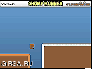 Флеш игра онлайн Бегун / Chomp Runner