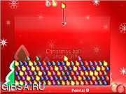 Флеш игра онлайн Рождественский Бал Шутер / Christmas Ball Shooter
