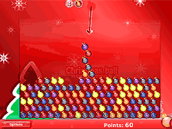 Флеш игра онлайн Рождественская стрельба по шарикам