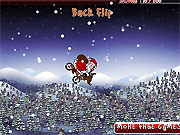 Флеш игра онлайн Рождественские BMX