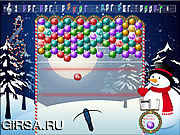 Флеш игра онлайн Рождество BubbleJam / Christmas BubbleJam