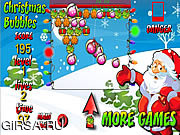 Флеш игра онлайн Рождественские пузырьки 2011