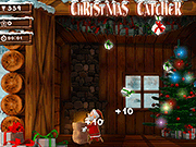 Флеш игра онлайн Рождество Ловец