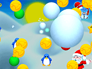 Флеш игра онлайн Рождество Кликс! : Бросать Снежки!