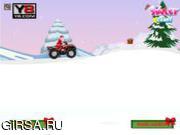 Флеш игра онлайн Рождественский гонки 2012 / Christmas gift race 2012