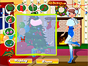 Флеш игра онлайн Рождество Девушка / Christmas Girl