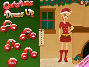 Флеш игра онлайн Рождество Девушки Одеваются / Christmas Girl Dress Up