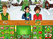 Флеш игра онлайн Рождественский Каток Ужин