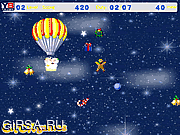 Флеш игра онлайн Рождественский парашют / Christmas parachute