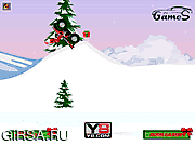 Флеш игра онлайн Гонки за подарками / Christmas Present Race