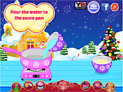 Флеш игра онлайн Рождетсвенский пудинг / Christmas Pudding Cake Pops