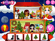Флеш игра онлайн Рождество Принцесса Кукольный Дом