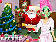 Флеш игра онлайн Рождество с Сарой