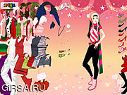 Флеш игра онлайн Christmas Shopping Dressup