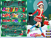 Флеш игра онлайн Рождество Наряд / Christmas Shopping Outfit