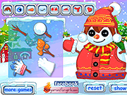 Флеш игра онлайн Рождественский Снеговик / Christmas Snowman