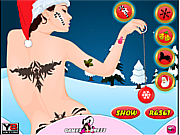 Флеш игра онлайн Рождественский макияж