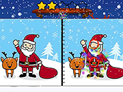 Флеш игра онлайн Рождественский Разница Во Времени / Christmas Time Difference